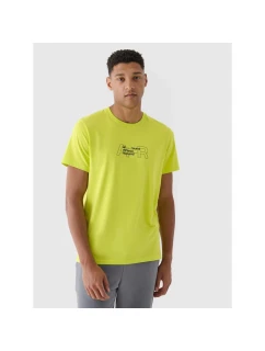 Pánske tričko s potlačou 4F 4FRAW24TTSHM2299-45S pánske