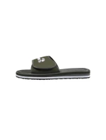 Žabky na suchý zips Kubota v khaki farbe K0000-100-005-19-1