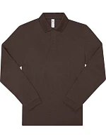 B&C My Polo 180 LSL Piqué polo s dlouhým rukávem coffee model 22484427 B&C My Polo 180 LSL Piqué polo s dlouhým rukávem coffee model 22484427