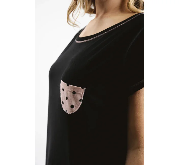 Talianska móda Buscato c.r. c.r. farba:čierna/tlač