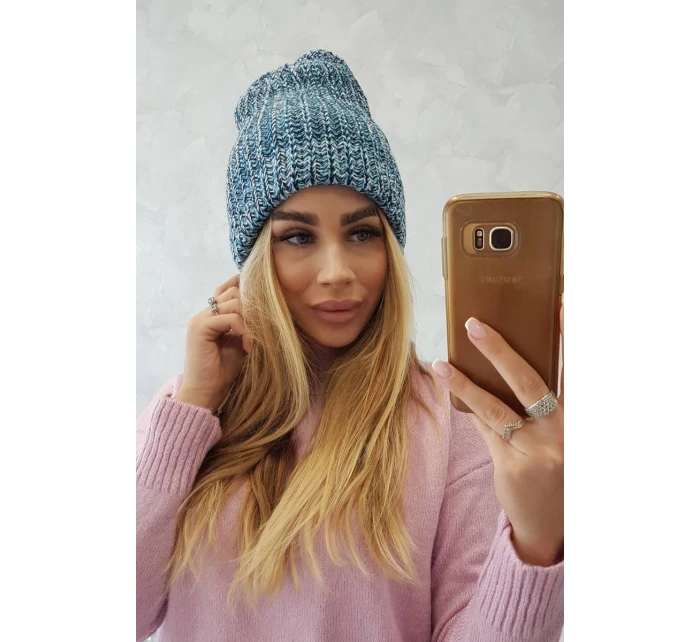 Dámska čiapka Delia K260 modrá Dámska čiapka Delia K260 modrá