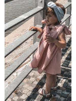 Dziecięce Błyszczące Sandały Srebrne Natalie