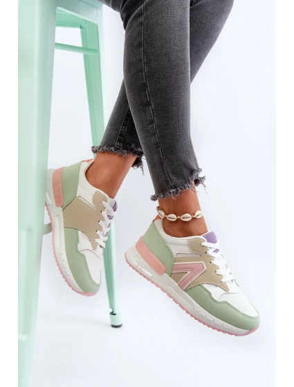 Sneakersy Damskie Z Eko Skóry Multikolor Vinelli Sneakersy Damskie Z Eko Skóry Multikolor Vinelli