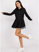 Dámske šaty-DHJ-SK-6801.63P-čierne