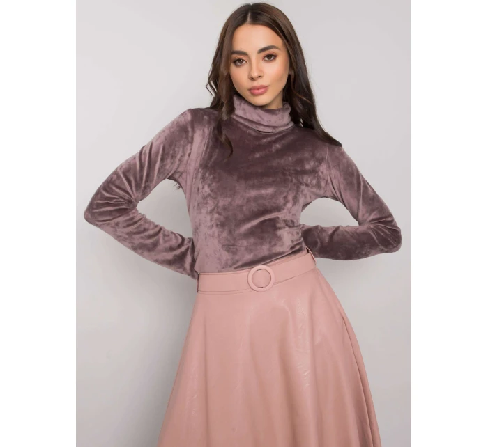 Halenka LK BZ model 17338886 tmavě lila - FPrice Halenka LK BZ model 17338886 tmavě lila - FPrice