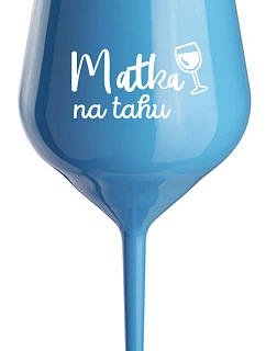 MATKA NA model 22168397 modrá nerozbitná sklenice na víno 470 ml - Giftela