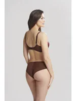 Dámska podprsenka Tango 3251B Tmavohnedý vzor muškátového orieška - Panache Dámska podprsenka Tango 3251B Tmavohnedý vzor muškátového orieška - Panache
