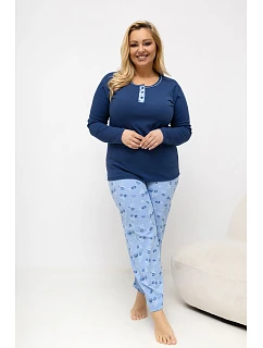 Pohodlné pyžamo pre plnoštíhly model 226132 Forever Pink