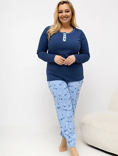 Pohodlné pyžamo pre plnoštíhly model 226132 Forever Pink