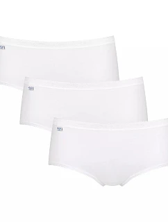 Dámske nohavičky Basic+ Midi 3P – WHITE – biele 0003 – SLOGGI