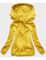 Žlutá dámská tepláková mikina model 17044038 - J.STYLE