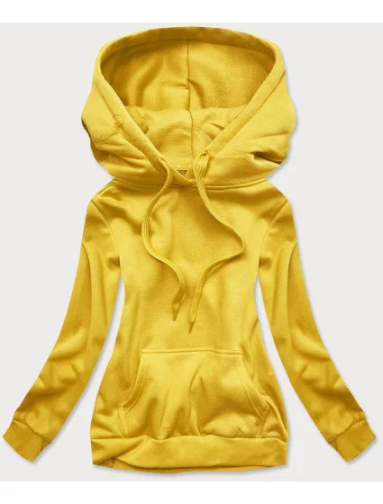 Žlutá dámská tepláková mikina model 17044038 - J.STYLE