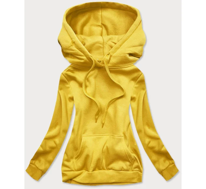 Žlutá dámská tepláková mikina model 17044038 - J.STYLE