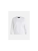 Mikina Peak Performance W Original Small Logo Crew white Mikina Peak Performance W Original Small Logo Crew white