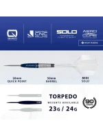 Šípky GEO 02 TORPEDO 90% steeltip Šípky GEO 02 TORPEDO 90% steeltip