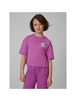 Dívčí volné tričko s potiskem model 22099331 - 4F