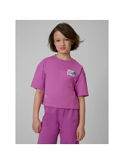 Dívčí volné tričko s potiskem model 22099331 - 4F