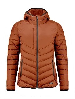 Cutter & Buck Mount Adams Jacket Women Dámska prešívaná bunda 68.1475 oranžovo-hrdzavá