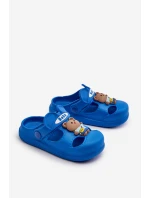 Dětské pěnové žabky s ozdobou modré model 21653461 - Boto