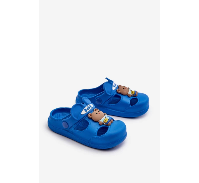 Dětské pěnové žabky s ozdobou modré model 21653461 - Boto