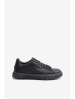 Pánské Tenisky Z Eko Kůže Big Star model 21669616 HiPoly System Černé - Big Star Shoes