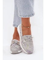 Semišové Polobotky Z Přírodní Kůže Na Platformě model 21692952 Šedé - Artiker