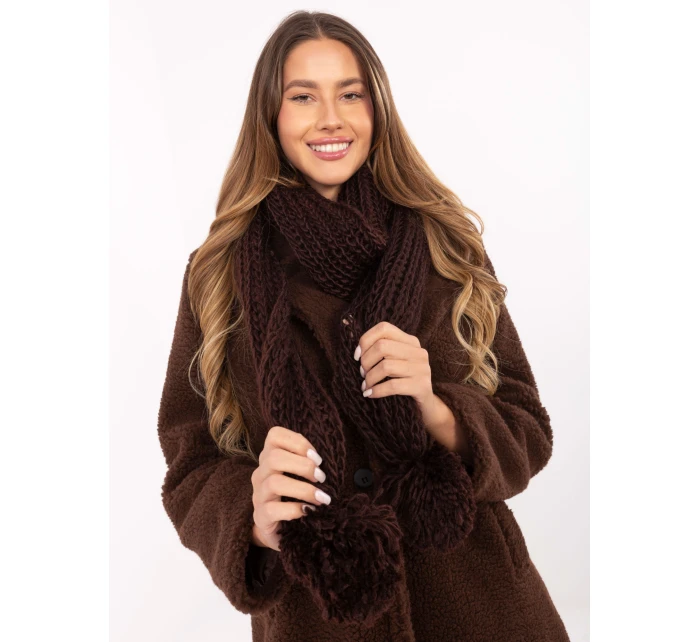 Šatka AT SZ S 2203.87 tmavohnedá