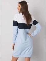 Dámské šaty RV SK model 17926413 bílé a modré - FPrice