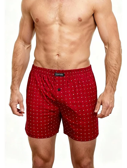 Pánske boxerky Comfort 002/334 červené – Cornette Pánske boxerky Comfort 002/334 červené – Cornette