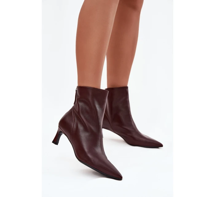 Topánky na podpätku model 219120 Krok vo veľkom štýle