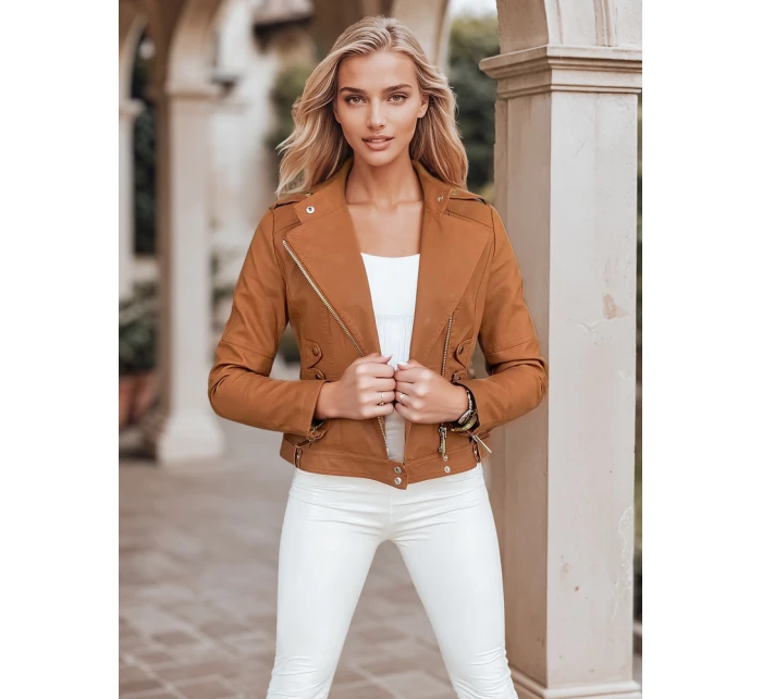 Dámska bunda TERLA camel ramones FashionStreet TY3039