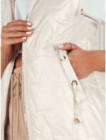 Dámská prošívaná vesta bílá Dstreet model 21972286 - FashionStreet Dámská prošívaná vesta bílá Dstreet model 21972286 - FashionStreet