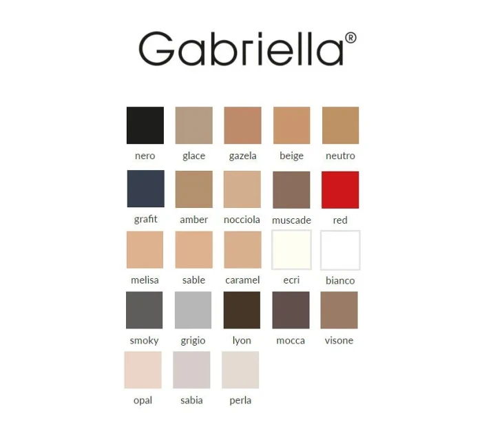 Dámske pančuchové nohavice Gabriella Hihg Shaper 718 20 den 5-XL Dámske pančuchové nohavice Gabriella Hihg Shaper 718 20 den 5-XL