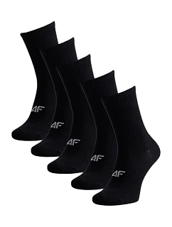 Pánske ponožky 4F M481 5pak deep black 4FWMM00USOCM481 20S