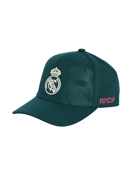Čiapka adidas Real Madrid RMCF Away Snap Back, zelená, KS8120 Čiapka adidas Real Madrid RMCF Away Snap Back, zelená, KS8120