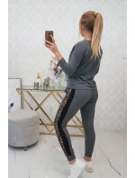 Sada s leopardím vzorem v grafitové barvě Sada s leopardím vzorem v grafitové barvě