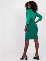 Sukňa LK SD 506632.32P tmavo zelená