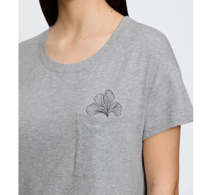 Dámske nočné košele Nočné košele NDK X 02 - GRAY - šedá M034 - TRIUMPH