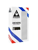 Le Coq Sportif pánske boxerky 3PAK black grey burgundy