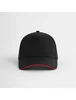 Beechfield B 155R 5 Panelová sandwich kšiltovka "Accelerate" 53.155R black/red Beechfield B 155R 5 Panelová sandwich kšiltovka "Accelerate" 53.155R black/red
