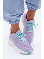 Dámské sportovní boty na platformě Levandulové Gelirae