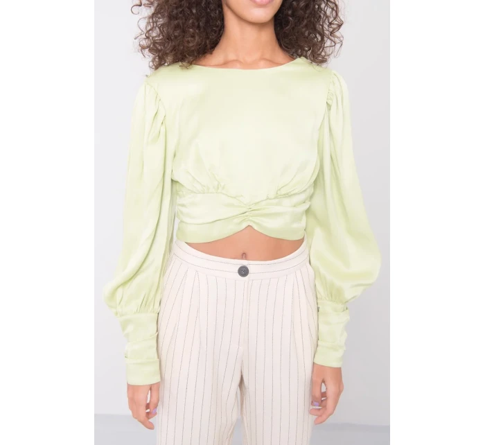 Bluzka 15578 limonkowy Bluzka 15578 limonkowy