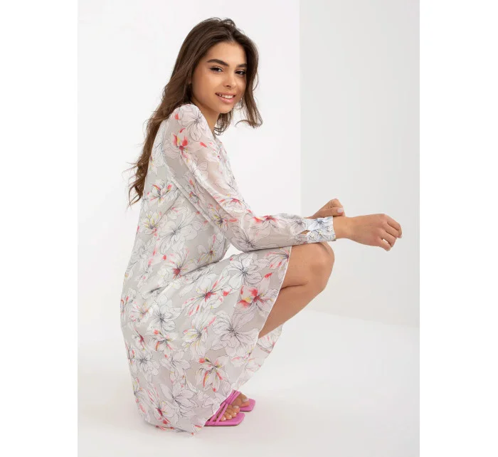 Dámske šaty NU SK 289.88P svetlo šedé - Nuansy