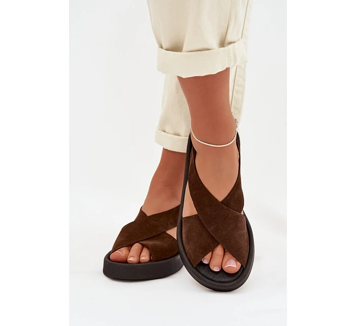 Sandále model 226327 Krok vo veľkom štýle