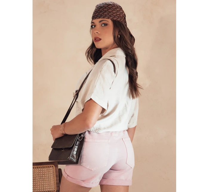 Dámské šortky BEACH růžové Dstreet model 21977934 - FashionStreet