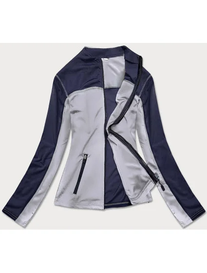 Tmavě dámská mikina z materiálu model 17388363 - J.STYLE Tmavě dámská mikina z materiálu model 17388363 - J.STYLE