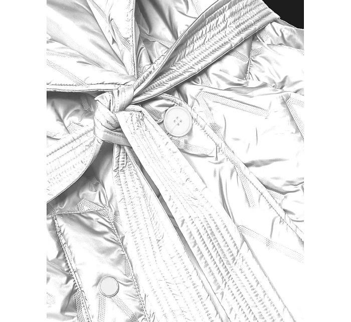 kamizelka z paskiem Goodlookin biała model 22037916 - S'WEST