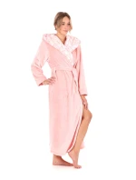 Dámsky župan Flora s kapucňou 3956 3050 pink pearl - Vestis Dámsky župan Flora s kapucňou 3956 3050 pink pearl - Vestis