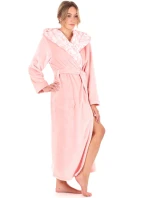 Dámsky župan Flora s kapucňou 3956 3050 pink pearl - Vestis