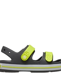 Detské sandále Crocs Crocband Cruiser v grafitovo-žltej farbe 209423 1NJ 32–33